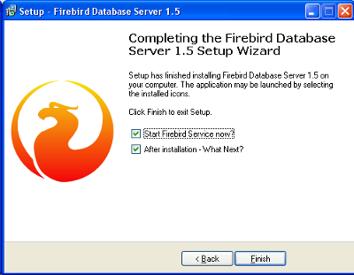 finalizare instalare
